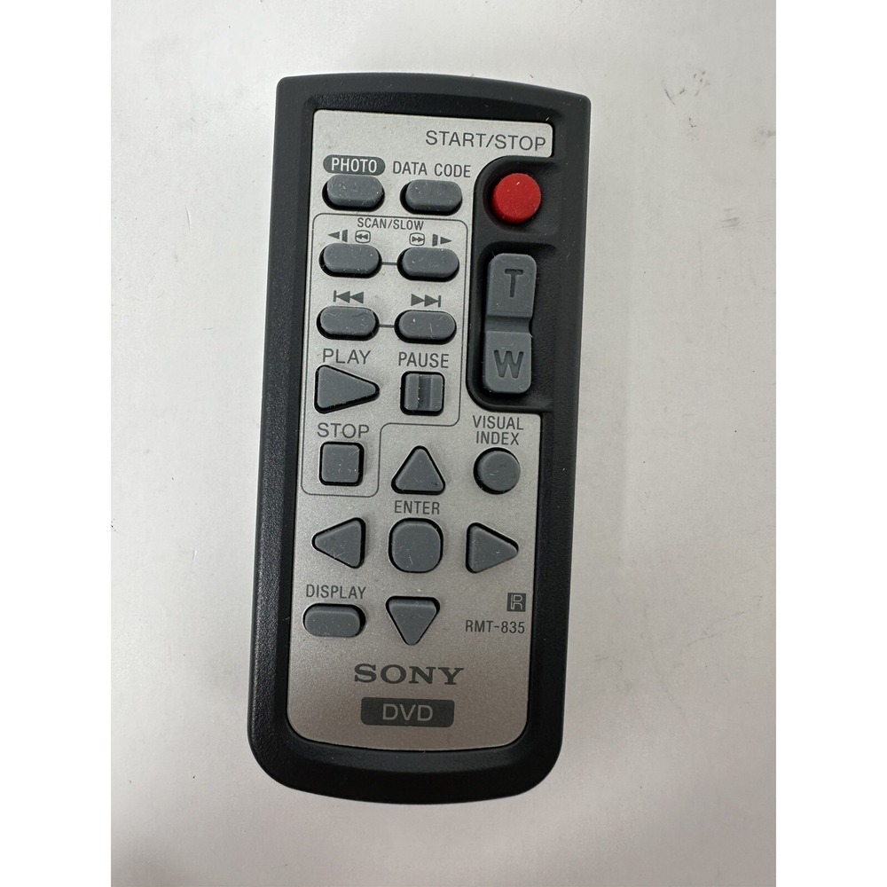 Genuine Sony RMT-835 Handycam DVD/HDD Remote Control Tested Working